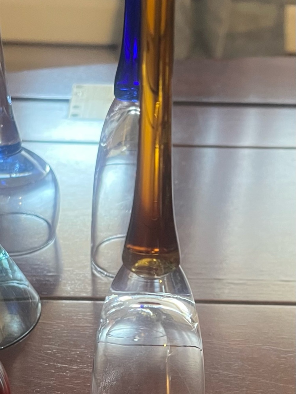 Handblown Glass barware- Multicolor Set - Picture 7 of 9